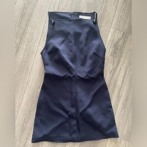 Zara Navy blue baby doll dress